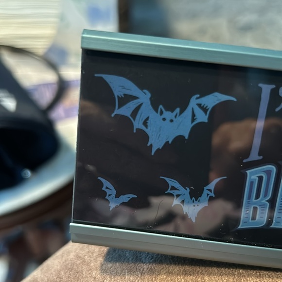 Disney’s desk nameplate I’m a heartbreaker from haunted mansion 9 x 2” - Picture 3 of 9